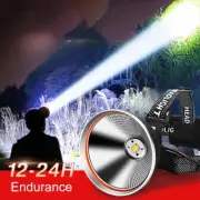 100000LM LED Headlamp Rechargeable Head Flashlight Tactical Torch Super Bright