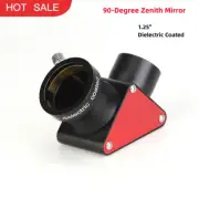 1.25" 90-Degree Zenith Mirror Aluminum for Refractor and Astronomical Telescope
