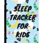 SLEEP TRACKER FOR KIDS: SLEEP APNEA INSOMNIA NOTEBOOK - CONTINUOUS POSITIVE AIRWAY PRESSURE DIARY - LOG YOUR SLEEP PATTERNS - RESTLESS LEG SYN