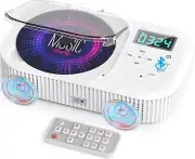 Portable CD Player with Bluetooth 5.3, Rechargeable Boombox CD Player