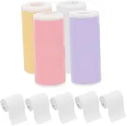 COHEALI Rmal Paper Rolls Mini Printer Paper 8 Rolls Thermal Sticker Labels Water Resistant Safe Easy to Peel Stick for Office Diy Projects