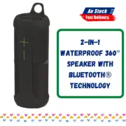 2-In-1 Waterproof 360° Speaker with Bluetooth® Technology