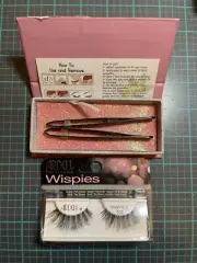 Ardell Professional Wispies 700 Eyelash Strip With 2 Black Slant Tweezers