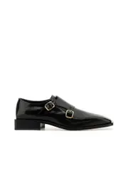 Salvatore Ferragamo Doppia Fibb Monk Strap Shoes