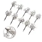 DIY Bare Trunk Trees for Model Landscape Set of 10 Scenery Accessories