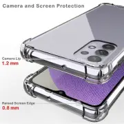Slim Hybrid Hard Back Case Flexible TPU Bumper Cover For Samsung Galaxy A32 5G