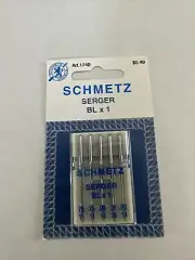 SCHMETZ OVERLOCK BLX1 SEWING MACHINE NEEDLES SIZES 75/11-90/14~S-1740