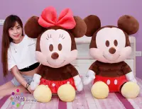 在飛比找Yahoo!奇摩拍賣優惠-超大米奇娃娃 米妮娃娃 25吋 正版迪士尼 米老鼠玩偶 米奇