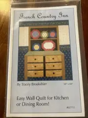 French Country Inn Quilt Pattern Tracey Brookshier Kitchen New (brk111)