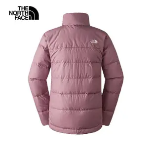 【The North Face 官方旗艦】北面女款白色防水透氣保暖連帽三合一外套｜5AY1KO2(內搭羽絨款)