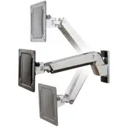 Ergotron Mounting Arm for Flat Panel Display - Polished Aluminum, Black - 76.2 cm to 139.7 cm (55") Screen Support - 18.14 kg Load Capacity - 200 x x