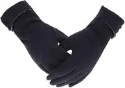 [woogwin] Women Winter Warm Gloves Touch Screen Phone Windproof Lined Thick Gloves