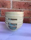 6 Pcs MELAMINE BOWELS SOUP NOODLE RICE BOWL