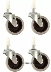 3ARM61 Replacement Caster Wheels Rubbermaid® Mop Bucket 6118 6120 7570 6132