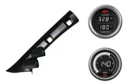 SAAS pillar pod oil/water temp voltmeter gauges for Mitsubishi Triton MQ MR