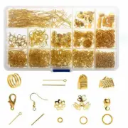 1000Pcs Jewlery Making Kits with Case Findings DIY Wire Pliers Starter Tools