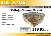 Rack N Stak - Vallejo Corner Paint Stand - CS002