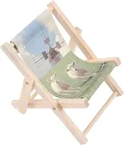 HONMEET Beach Chair Phone Holder Stand Adorable Desktop Decor for Live Streaming Watching Movies More Unique Present for Family Friends