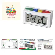 Talking Pill Reminder Clock with Loud, Easy Set, Multiple Alarms