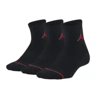 在飛比找momo購物網優惠-【NIKE 耐吉】襪子 Jordan 黑 紅 男女款 短襪 