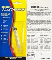 Craftics 5cc Solvent Applicator Syringe with a 20 Gauge Needle