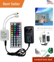 Multicolor LED Light Strip - 44 Key - 20 Colors - 8 Light Patterns - Dimmable