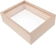 Cabilock DIY Hollow Dried Flower Display Frame Elegant Photo Stand for Home Shadow Box for Pressed Flowers Convenient Table Decoration for Living Bedroom