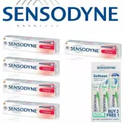 Toothpaste Sensodyne 100g Sensitive Teeth Original Flavor Oz Toothbrush : 5Box