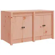 Outdoor Kitchen Cabinet Storage Shelf Cupboard 106x55x64cm Solid Wood Douglas