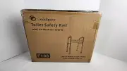 Oasis Space Stand Alone Aluminum Toilet Safety Rail (F108) - 300 lbs Capacity