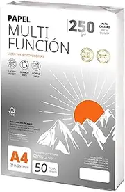Ofituria A4 250gsm 50 Sheets Multipurpose Paper for Laser Inkjet Printers Copier Office Supplies School Supplies Pack of 50 Sheets 250g