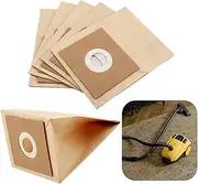 5 Pack Vacuum Cleaner Bags for Bush Model VCB35B15C1J7W-70 VYTRONIX RBC02 BC-402 BC-501 Argos Value VC-401 VC-402 3d Efficiency Paper Dust Bags Hoover Storage Bags Vacuum Cleaner Accessories