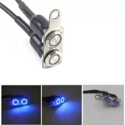 Motorcycle Bike Handlebar Switch 2 Button For Hazard Fog Head Light Waterproof