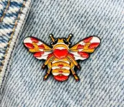 New Enamel Pin Insect Moth Metal Plug 1 Piece