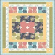 Quilt Kit Sunlit Blooms, Maywood Studios 52in x 68in