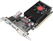 GT610 PC Graphics Card, 2GB DDR3 64 Bit Gaming Graphics Card Support DVI VGA HDMI, PCI Express 2.0 16X, Computer Video Card with Fan for PC