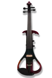 Advance 4/4 Full Size Electric Violin Soild Wood Free Case Silent For Beginner