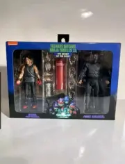 *TEAR NECA TMNT 2 The Secret of The Ooze - Keno & Foot Soldier - 7" 2 Figure Set