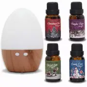 Hipster Solutions Christmas Essential Oils And Diffuser Gift Set