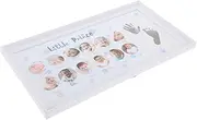 Unique Baby Keepsake Frame Monthly Milestone Display Handprint Footprint Kit for Newborns