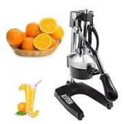 Professional Citrus Juicer Lemon Squeezer, Commercial Manual Fruit Press Black