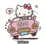 HELLO KITTY Driver Funny die cut Vinyl car decal sticker FREE SHIPPING