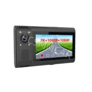 3-Lens Car DVR Camera G-Sensor Front Inside Rear Video Recorder Night Vision 2K (for: Porsche)