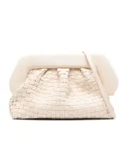 Themoirè Bios Strapped Clutch Bag One size White