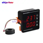 AC50-500V 1-120A Digital Voltage Current Dual Display Meter Ammeter Voltmeter