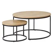 Cooper & Co. Nesting Sonoma Coffee Tables Natural Set Of 2
