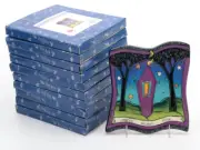 Terri Kern Art Tile Trivet Embrace Nature's Music” Whimsical House