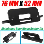 76mm X 52mm Door Hinge Router Jig Aluminium Jig Installation Tool