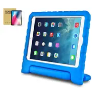 StylePro Combo, iPad 7th, 8th & 9th gen Kids case + Screen Protector. Shockproof EVA case, blue