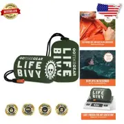 Compact Thermal Mylar Sleeping Bag – Ultimate Survival Bivy for Cold Weather